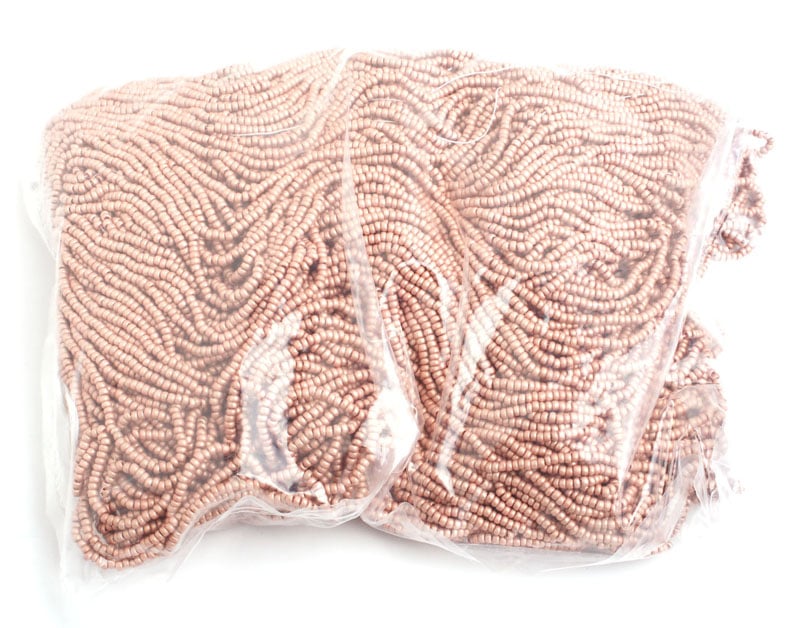 Czech Seed Beads 10/0 Metallic Brown Shades