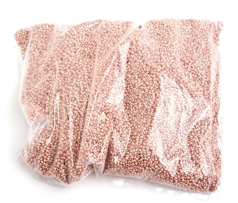 Czech Seed Beads 10/0 Metallic Brown Shades