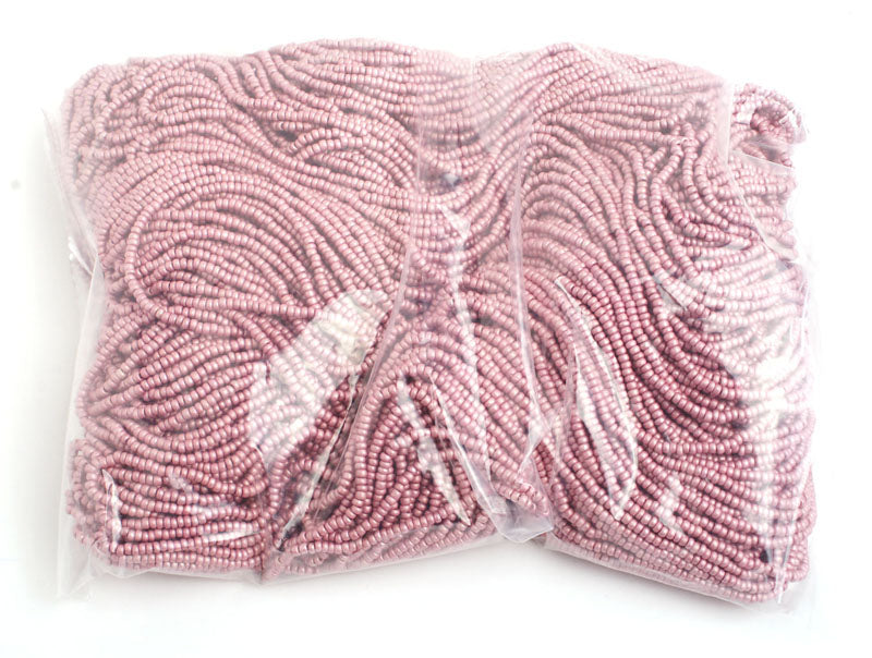 Czech Seed Beads 10/0 Metallic Pink/Purple Shades