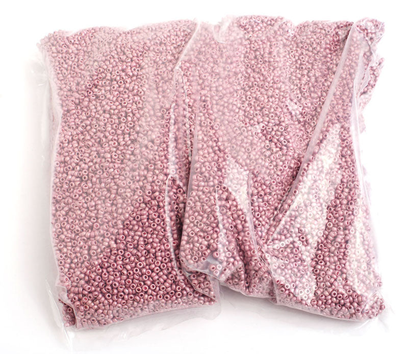 Czech Seed Beads 10/0 Metallic Pink/Purple Shades