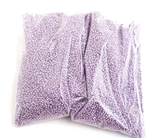 Czech Seed Beads 10/0 Metallic Pink/Purple Shades