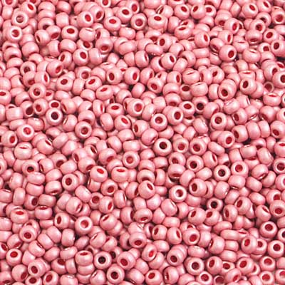 Czech Seed Beads 10/0 Metallic Pink/Purple Shades