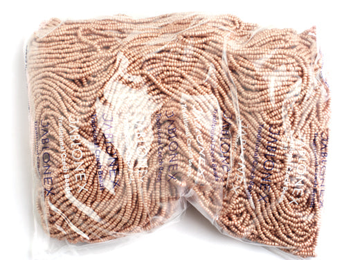 Czech Seed Beads 10/0 Metallic Brown Shades