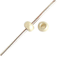 Czech Seed Beads 10/0 Metallic Silver Shades