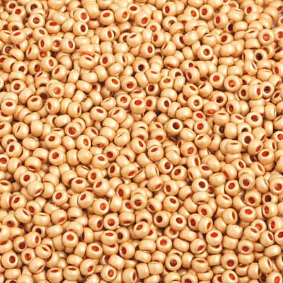 Czech Seed Beads 10/0 Metallic Gold/Copper Shades