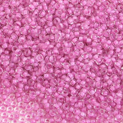 Czech Seed Beads 10/0 Color Lined Purple Shades