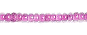 Czech Seed Beads 10/0 Color Lined Purple Shades