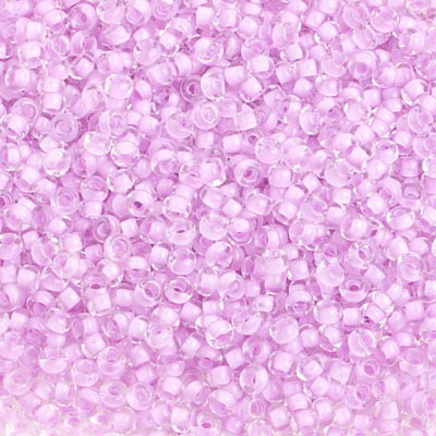 Czech Seed Beads 10/0 Color Lined Purple Shades