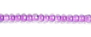 Czech Seed Beads 10/0 Color Lined Purple Shades