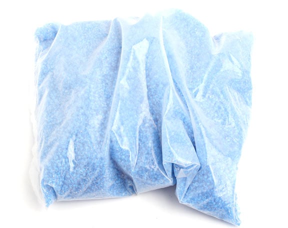 Czech Seed Beads 10/0 Color Lined Blue Shades