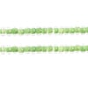 Czech Seed Beads 10/0 Color Lined Green Shades