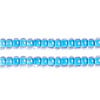 Czech Seed Beads 10/0 Color Lined Blue Shades