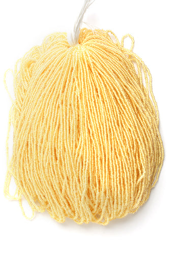 Czech Seed Beads 10/0 Color Lined Yellow/Orange Shades