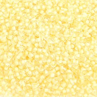 Czech Seed Beads 10/0 Color Lined Yellow/Orange Shades