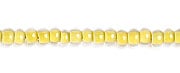 Czech Seed Beads 10/0 Color Lined Yellow/Orange Shades