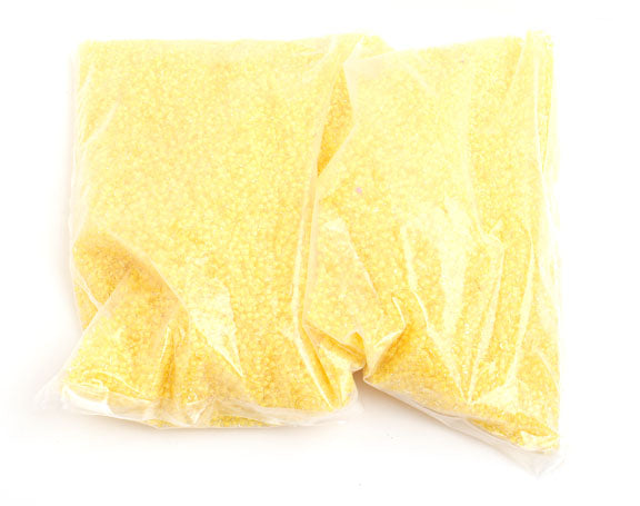 Czech Seed Beads 10/0 Color Lined Yellow/Orange Shades