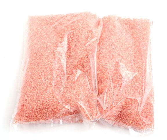 Czech Seed Beads 10/0 Color Lined Yellow/Orange Shades