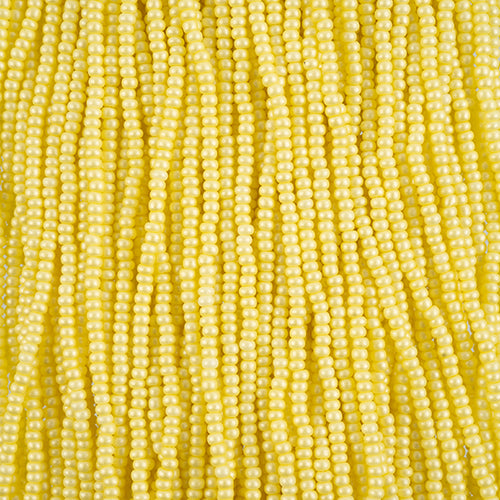 Czech Seed Beads 10/0 Permalux Dyed Chalk - Yellow Shades