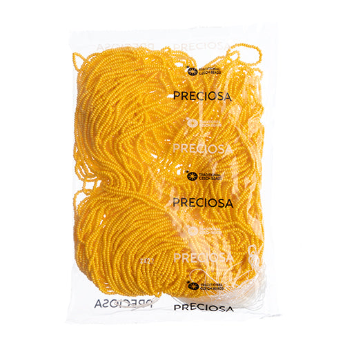 Czech Seed Beads 10/0 Permalux Dyed Chalk - Yellow Shades