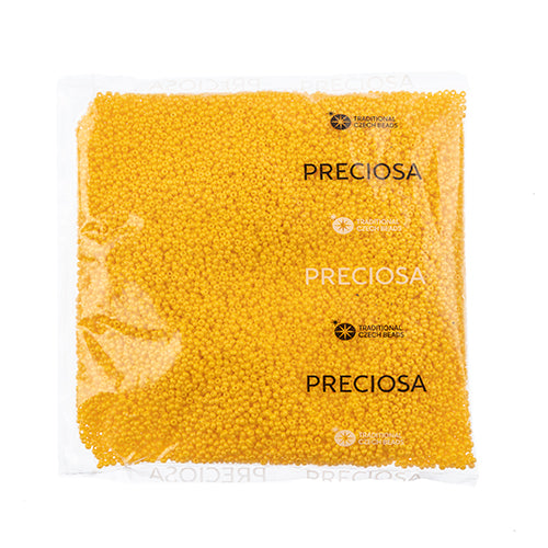 Czech Seed Beads 10/0 Permalux Dyed Chalk - Yellow Shades