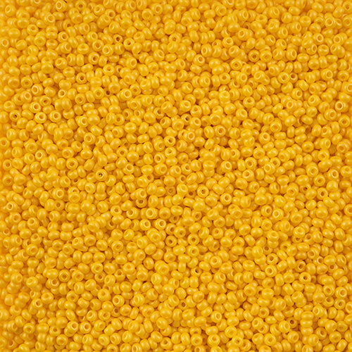 Czech Seed Beads 10/0 Permalux Dyed Chalk - Yellow Shades