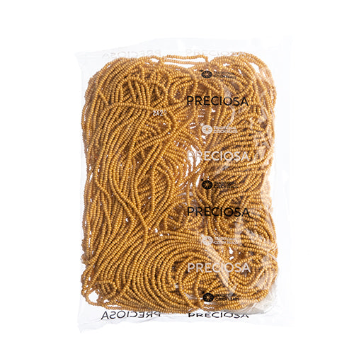 Czech Seed Beads 10/0 Permalux Dyed Chalk - Yellow Shades