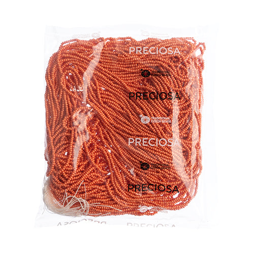 Czech Seed Beads 10/0 Permalux Dyed Chalk - Orange Shades