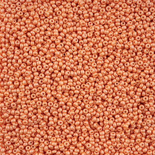 Czech Seed Beads 10/0 Permalux Dyed Chalk - Orange Shades