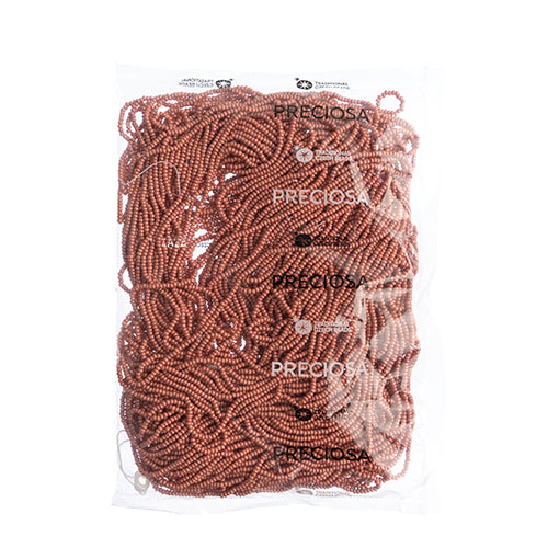 Czech Seed Beads 10/0 Permalux Dyed Chalk - Brown Shades