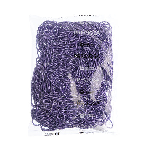 Czech Seed Beads 10/0 Permalux Dyed Chalk - Purple Shades