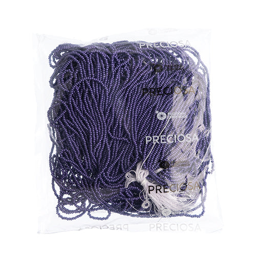 Czech Seed Beads 10/0 Permalux Dyed Chalk - Purple Shades