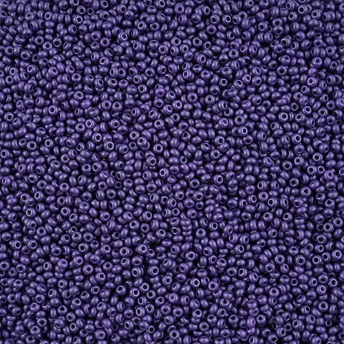 Czech Seed Beads 10/0 Permalux Dyed Chalk - Purple Shades