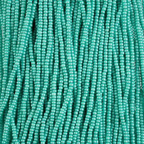 Czech Seed Beads 10/0 Permalux Dyed Chalk - Green Shades