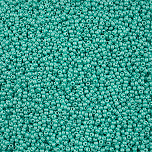 Czech Seed Beads 10/0 Permalux Dyed Chalk - Green Shades