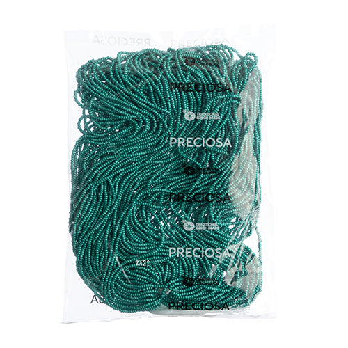 Czech Seed Beads 10/0 Permalux Dyed Chalk - Green Shades
