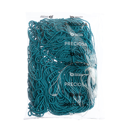 Czech Seed Beads 10/0 Permalux Dyed Chalk - Blue Shades