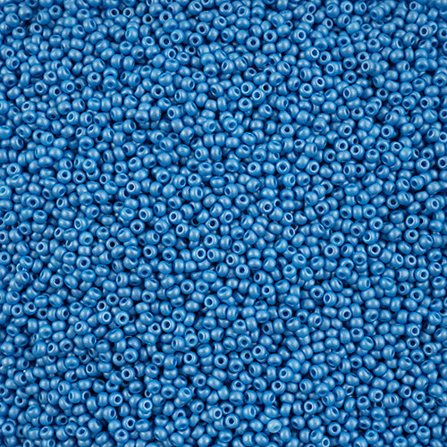 Czech Seed Beads 10/0 Permalux Dyed Chalk - Blue Shades