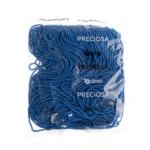 Czech Seed Beads 10/0 Permalux Dyed Chalk - Blue Shades