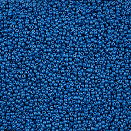 Czech Seed Beads 10/0 Permalux Dyed Chalk - Blue Shades