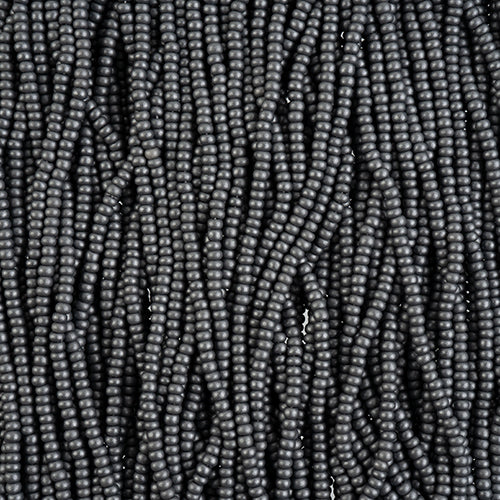 Czech Seed Beads 10/0 Permalux Dyed Chalk - Grey Shades