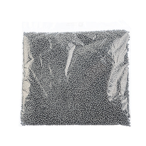 Czech Seed Beads 10/0 Permalux Dyed Chalk - Grey Shades