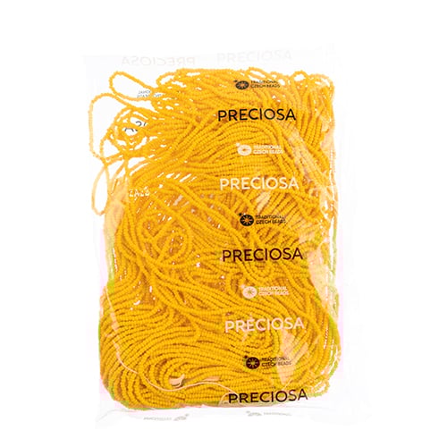 Czech Seed Beads 10/0 Permalux Dyed Chalk - Yellow Shades