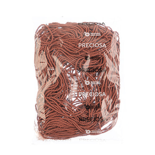 Czech Seed Beads 10/0 Permalux Dyed Chalk - Brown Shades