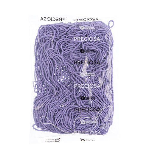 Czech Seed Beads 10/0 Permalux Dyed Chalk - Purple Shades