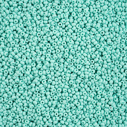 Czech Seed Beads 10/0 Permalux Dyed Chalk - Green Shades