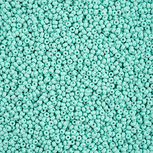 Czech Seed Beads 10/0 Permalux Dyed Chalk - Green Shades