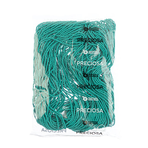 Czech Seed Beads 10/0 Permalux Dyed Chalk - Green Shades