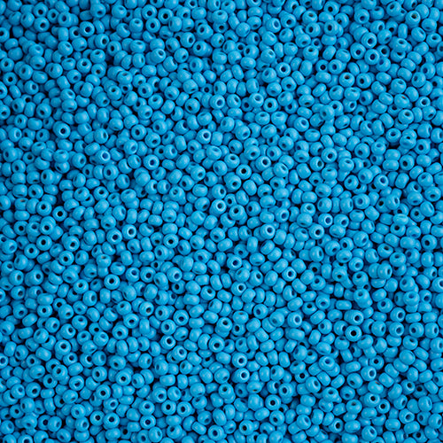 Czech Seed Beads 10/0 Permalux Dyed Chalk - Blue Shades