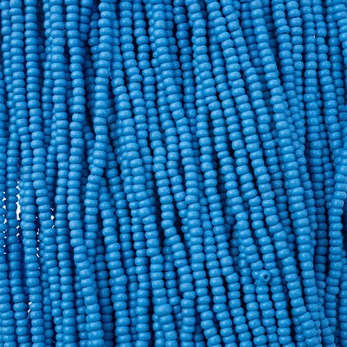 Czech Seed Beads 10/0 Permalux Dyed Chalk - Blue Shades