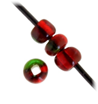 Czech Seed Beads 10/0 Transparent - Multi Shades